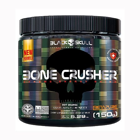 BONE CRUSHER  NOVA FÓRMULA (150g) - BLACK SKULL