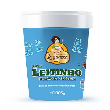 Pasta De Amendoim Leitinho - (1,005kg) - La Ganexa