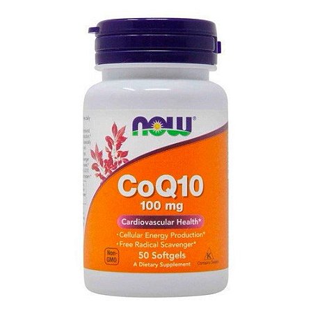 Coenzima Q-10 100Mg (50 Cápsulas) - Now Foods