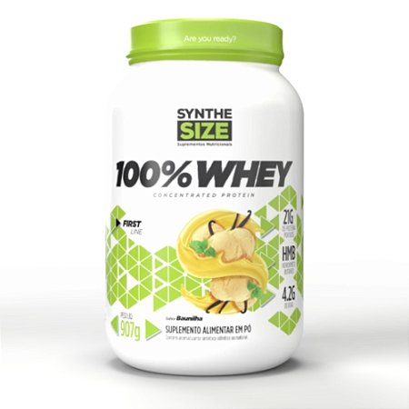 whey 100% concentrado - synthesize