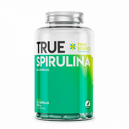 Spirulina True Source 600mg - (120 cáps)  - TRUE SOURCE