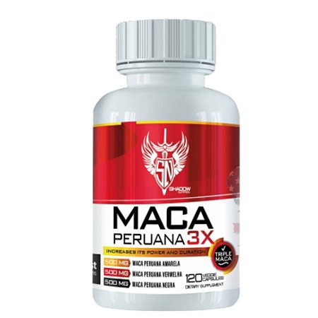 Maca Peruana 3X (120 caps) - Shadow