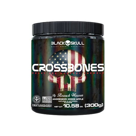 Cross Bone (300G) - Black Skull