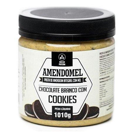 Pasta De Amendoim Amendomel (1Kg) Sabor: Cookies E Cream