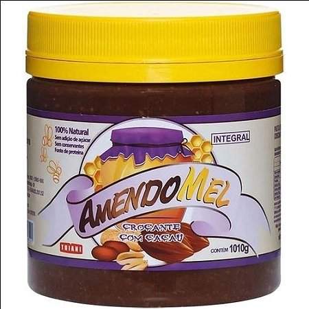 Pasta De Amendoim Amendomel (1Kg) Sabor: Crocante C/ Cacau