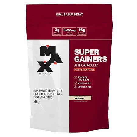 Super Gainers Refil (3Kg) - Max Titanium