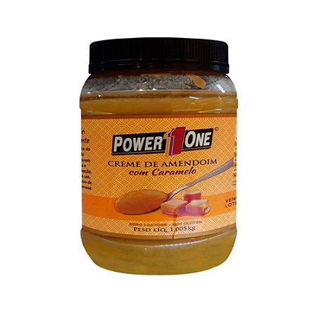 Pasta De Amendoim Com Caramelo (1Kg) - Power One