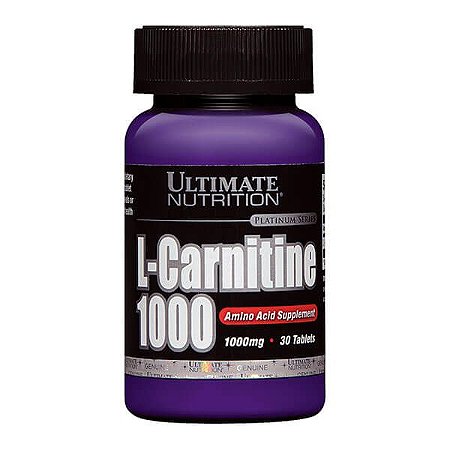 L-Carnitina 1000Mg (30 Tablets) - Ultimate Nutrition