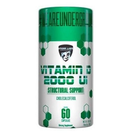 Vitamina D 2000 (60 Capsulas) - Under Labz