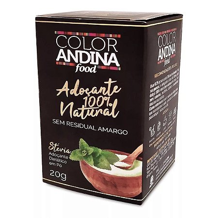 Adoçante Dietetico Stevia (20G) - Color Andina