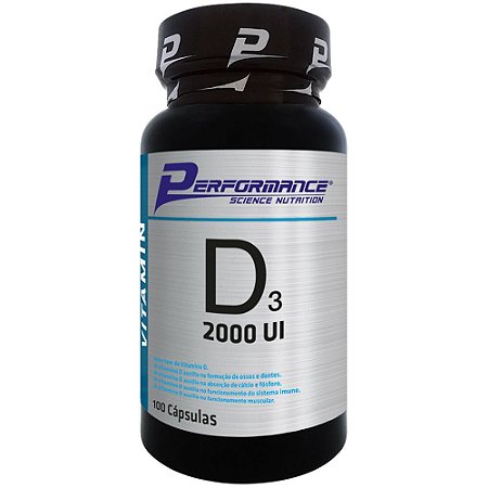 Vitamina D3 2000 Ui (100 Capsulas) - Performance