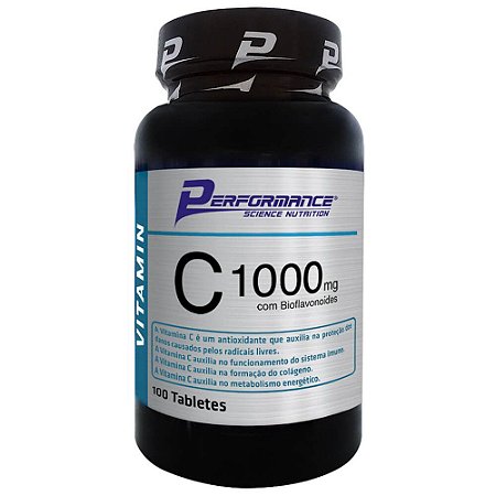 Vitamina C 1000Mg (100 Tabletes) - Performance