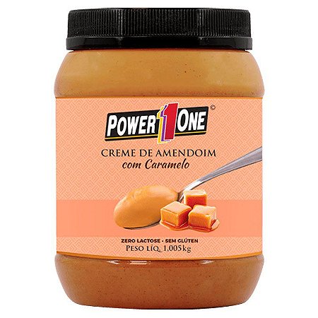 Creme De Amendoim Com Caramelo (1,005Kg) - Power One