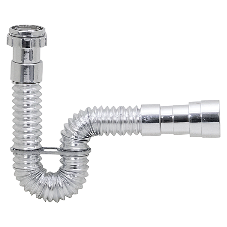 Sifão Sanfonado Universal Cromado