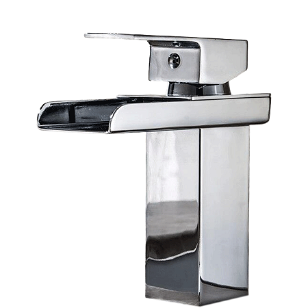 Torneira Cascata Banheiro Misturador Monocomando Calha Baixa