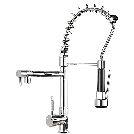 Torneira Monocomando Gourmet Flexível Cozinha Mesa Cromada