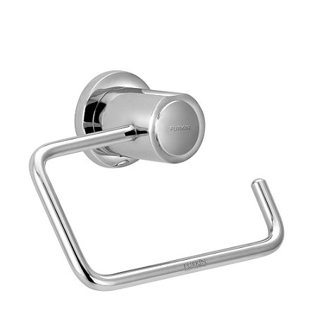 Porta Papel Higiênico Parede Banheiro Metal Cromado Luxo