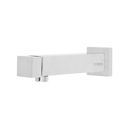 Torneira Para Banheiro Lavatório Quadrada Parede Cromada