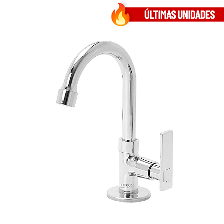 Torneira Para Lavatório De Mesa Bica Baixa 1/4 de volta ABS