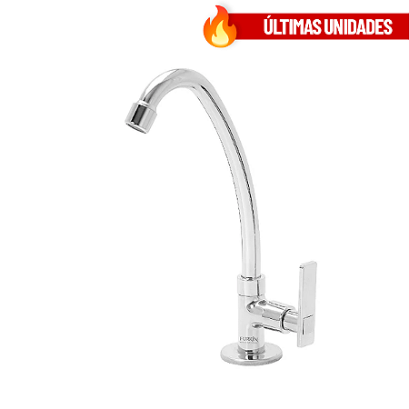 Torneira Para Lavatório De Mesa Bica Alta 1/4 de volta ABS