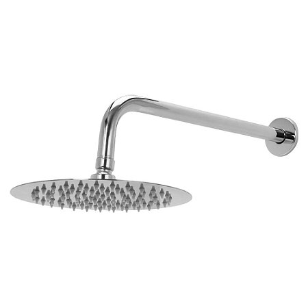 Chuveiro Ducha Inox Redondo Slim Cromado 20 x 20