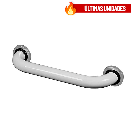 Barra De Apoio Para Banheiro 30cm Idoso Segurança Mobilidade Branca Clinica Hospital