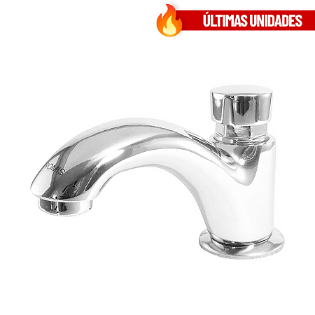 Torneira Automática Com Temporizador Para Banheiro Lavatório Romis Longa Curvada