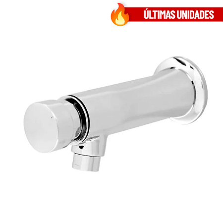 Torneira Automática Para Parede de Banheiro Romis Arejador Espumante Longa