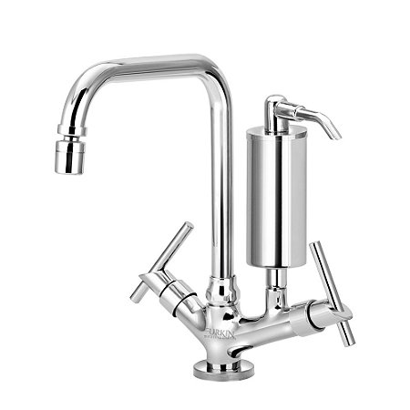 Torneira Cozinha Bica Móvel Mesa Com Filtro Slim Metal