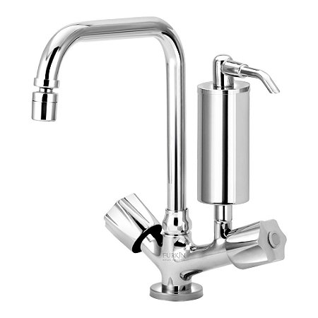 Torneira de Cozinha C50 Bica Móvel Aladin Mesa Filtro Metal