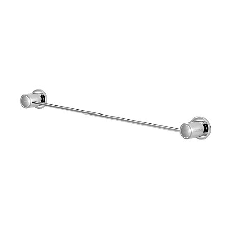 Porta Toalha Barra Metal Cromado Banheiro Parede Luxo
