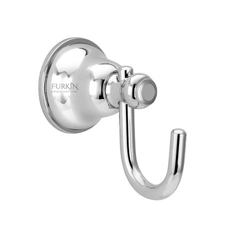 Gancho Cabideiro Para Toalhas Roupas Metal Cromado Banheiro Premium