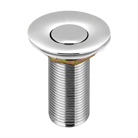 Válvula Ralo Click Para Banheiro Lavatório 7/8 Metal Cromado