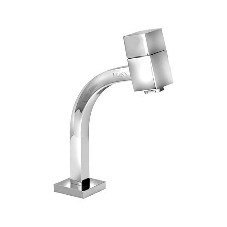 Torneira Quadrada Link Lavabo Para Banheiro 45º Bica Baixa