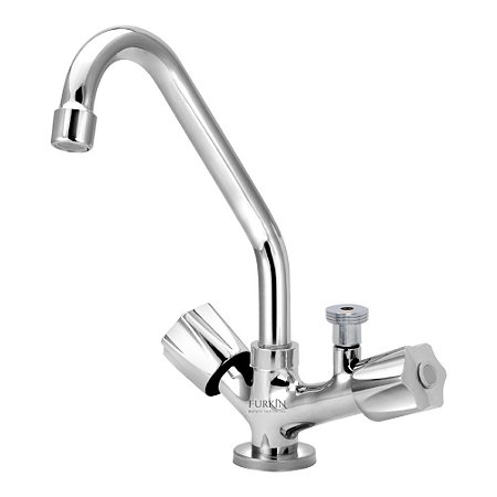 Torneira Mesa Bica Móvel Saída Lava Louças 3/4