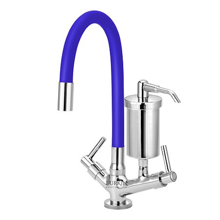 Torneira Gourmet C51 Colors Azul Filtro Cozinha Mesa