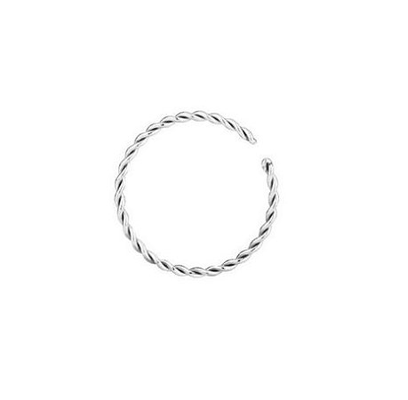 Piercing argola náutica nariz prata 925