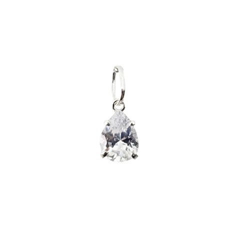 Pingente ponto de luz gota Prata 925