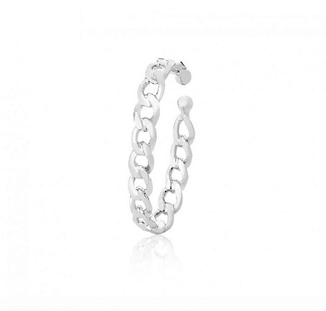 Piercing fake corrente conch Prata 925