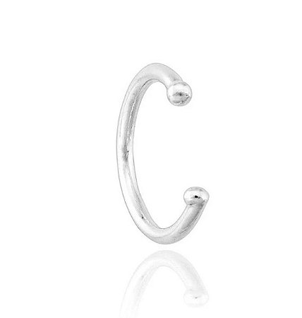 Piercing fake liso fino Prata 925