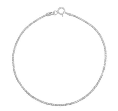 Pulseira pipoca fina Prata 925