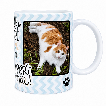 Caneca Personalizada com Foto do Pet | Presente para Apaixonados por Pets