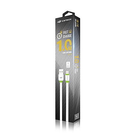 CABO DE DADOS LIGHTNING IPHONE 5/6/7/8 1M CB-110WH PLUSCABLE