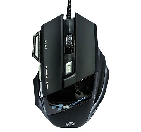 MOUSE USB GAMER 3200DPI 7D PRETO 7 BOTOES MU2909 HAYOM