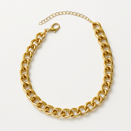 Colar de Elos Corrente Estilo Choker