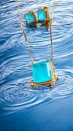 Conjunto Elegance Ouro Turmalina Fuzion