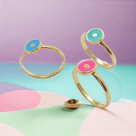 Trio Aneis Love Collor