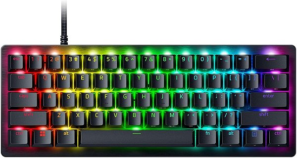 Teclado Gamer Razer Huntsman V3 Pro MINI, Chroma RGB, Switch óptico, Anti-Ghosting, US - RZ0304980200