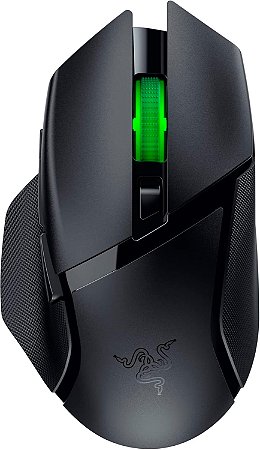 Mouse Gamer Razer Basilisk V3 x Hyperspeed, Sem Fio, 18000 DPI, Preto