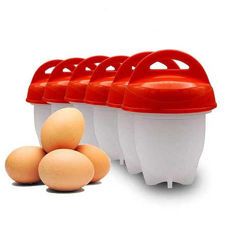 Forma De Silicone eggletes Para Cozinhar Ovos 6 peças